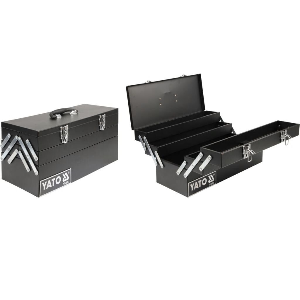 Lagaminas įrankiams Yato, 460x200x225 mm kaina ir informacija | Įrankių dėžės, laikikliai | pigu.lt