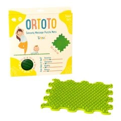 Ortoto Коврик-Пазл Трава / Мягкий (изумрудно зеленый) цена и информация | Развивающие коврики | pigu.lt