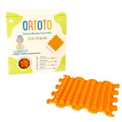 Ortoto Коврики-пазлы Маленькие Пирамидки (оранжевый) цена и информация | Развивающие коврики | pigu.lt