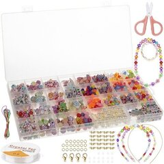 Набор для изготовления браслетов, 900 эл. цена и информация | Развивающие игрушки | pigu.lt