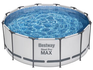 Karkasinis baseinas Bestway Steel Pro Max, 366 x 122 cm, su filtru kaina ir informacija | Baseinai | pigu.lt