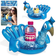 Надувной держатель для напитков Bestway Float'n Fashion, 34.5x31 см, синий павлин цена и информация | Надувные и пляжные товары | pigu.lt