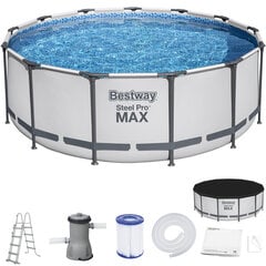 Каркасный бассейн с аксессуарами 396x122см 8in1, Bestway цена и информация | Бассейны | pigu.lt