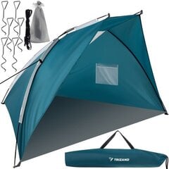 Палатка пляжная Trizand, синяя цена и информация | Палатки | pigu.lt