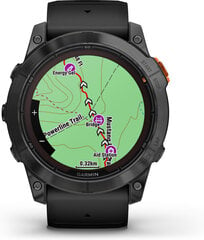  Garmin Fenix 7X Pro Solar Slate Grey 010-02778-01 цена и информация | Смарт-часы (smartwatch) | pigu.lt