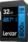 Lexar Professional 800X Sdhc kaina ir informacija | Atminties kortelės fotoaparatams, kameroms | pigu.lt