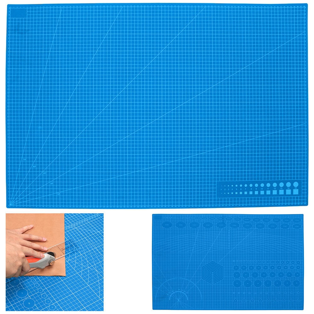 Dvipusis modeliuojamas pjovimo kilimėlis Verk Group, 60x90 cm цена и информация | Odos apdirbimo įrankiai | pigu.lt
