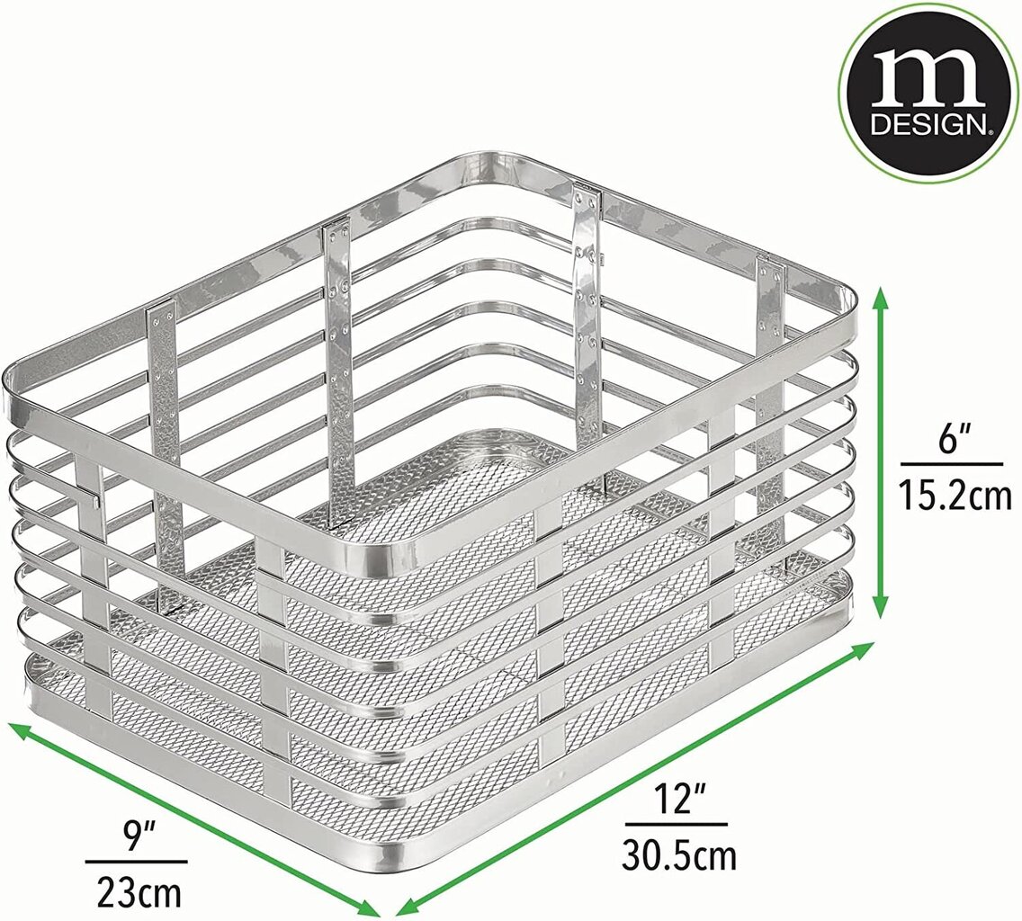 mDesign laikymo krepšeliai, 3 vnt. цена и информация | Daiktadėžės | pigu.lt