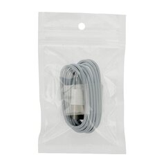 Cable - USB to Lightning - Iphone 5|6|7|8|X 1 Meter WHITE цена и информация | Кабели для телефонов | pigu.lt