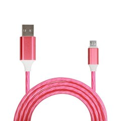 Cable Flow - USB to Micro USB - 1 Meter RED (fast charge) цена и информация | Кабели для телефонов | pigu.lt