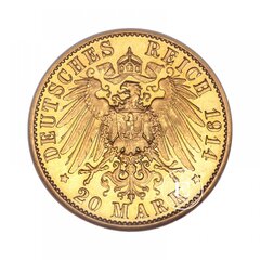 Auksinė moneta Wilhelm II 1913 kaina ir informacija | Investicinis auksas, sidabras | pigu.lt