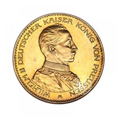 Auksinė moneta Wilhelm II 1913 kaina ir informacija | Investicinis auksas, sidabras | pigu.lt