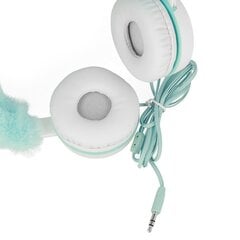 GJBY headphones - Plush RABBIT Blue цена и информация | Наушники | pigu.lt