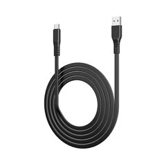Borofone Cable BX23 Wide Power - USB to Type C - 3A 1 metre black цена и информация | Кабели для телефонов | pigu.lt
