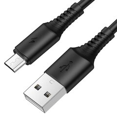 Borofone Cable BX47 Coolway - USB to Micro USB - 2,4A 1 metre white цена и информация | Кабели для телефонов | pigu.lt