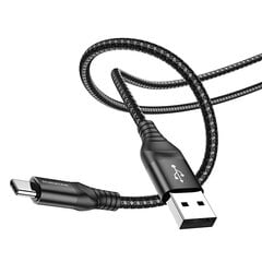 Borofone Cable BX56 Delightful - USB to Type C - 3A 1 metre black цена и информация | Кабели для телефонов | pigu.lt