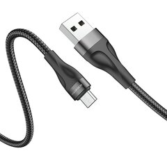 Borofone Cable BX61 Source - USB to Type C - 3A 1 metre black цена и информация | Кабели для телефонов | pigu.lt