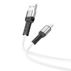 Borofone Cable BX64 Special Silicone - USB to Type C - 3A 1 metre black цена и информация | Кабели для телефонов | pigu.lt