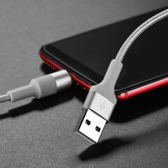 Borofone Cable BX21 Outstanding - USB to Micro USB - 2,4A 1 metre grey цена и информация | Кабели для телефонов | pigu.lt