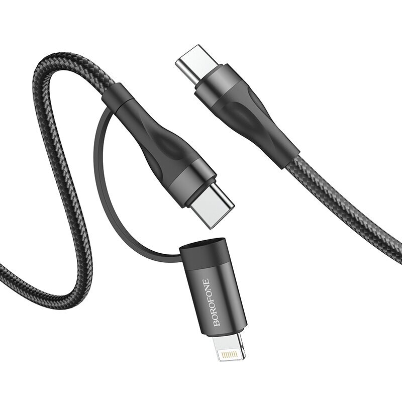 Borofone Cable BX61, USB-C/Lightning, 1 m цена и информация | Kabeliai ir laidai | pigu.lt