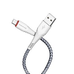 Borofone Cable BX25 Powerful - USB to Micro USB - 2,4A 1 metre white цена и информация | Кабели для телефонов | pigu.lt