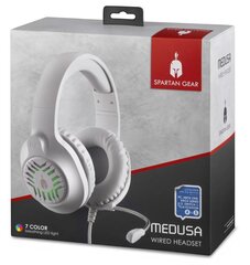 Spartan Gear Medusa White SG-069486 kaina ir informacija | Ausinės | pigu.lt