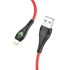 Borofone Cable BX65 Bright - USB to Type C - 2A 1 metre red цена и информация | Кабели для телефонов | pigu.lt