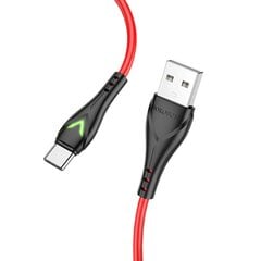 Borofone Cable BX65 Bright - USB to Type C - 2A 1 metre red цена и информация | Кабели для телефонов | pigu.lt