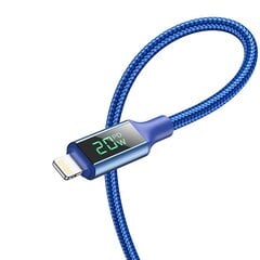 Borofone Cable BU32 Exclusive - Type C to Type C - PD 100W 3A 1,2 metres blue цена и информация | Кабели для телефонов | pigu.lt