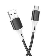 Borofone Cable BX79 - USB to Lightning - 2,4A 1 metre white цена и информация | Кабели для телефонов | pigu.lt