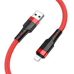 Borofone Cable BU35 Influence - Type C to Lightning - PD 20W 1,2 metres red цена и информация | Кабели для телефонов | pigu.lt