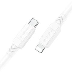 Borofone Cable BX81 Goodway - Type C to Type C - PD 60W 3A 1 metre white цена и информация | Кабели для телефонов | pigu.lt