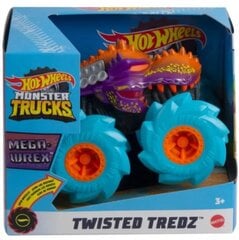 Mašinėlė Mattel Hot Wheels Monster Trucks Twisted Tredz Mega-Wrex kaina ir informacija | Žaislai berniukams | pigu.lt