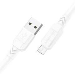 Borofone Cable BX81 Goodway - USB to Type C - 3A 1 metre white цена и информация | Кабели для телефонов | pigu.lt