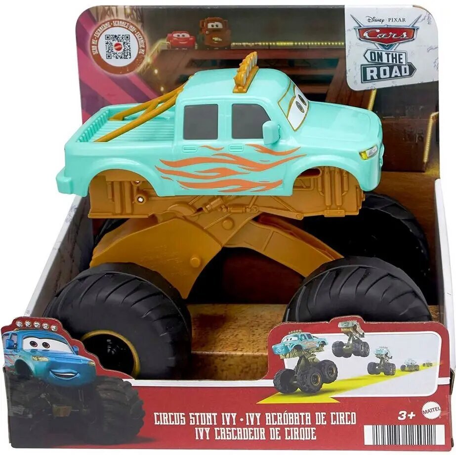 Mašinėlė Cars (Žaibas Makvynas) kaskadininko automobilis Mattel Disney kaina ir informacija | Žaislai berniukams | pigu.lt
