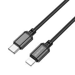 Borofone Cable BX87 Sharp - Type C to Lightning - PD 20W 1 metre black цена и информация | Кабели для телефонов | pigu.lt