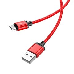 Borofone, USB-A/Micro USB, 1 m kaina ir informacija | Kabeliai ir laidai | pigu.lt