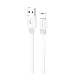 Borofone Cable BX89 Union - USB to Type C - 3A 1 metre white-grey цена и информация | Кабели для телефонов | pigu.lt