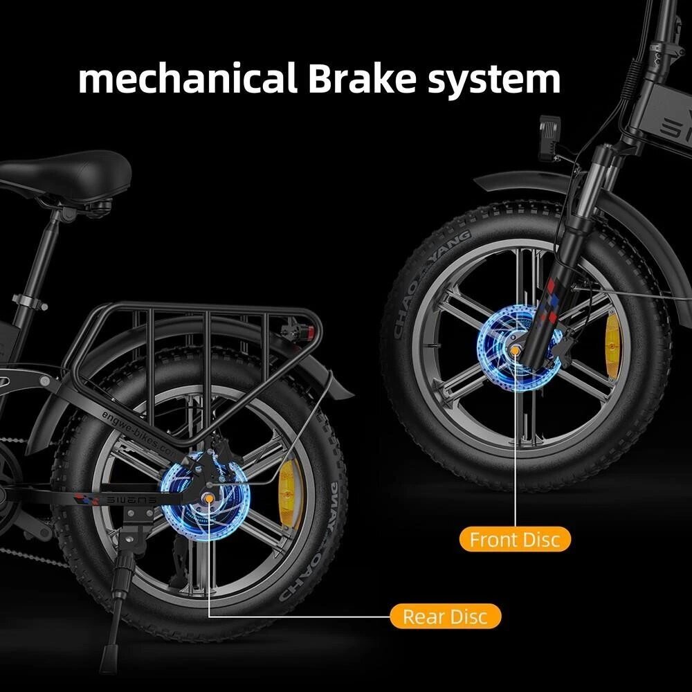 Elektrinis dviratis Engwe Engine X, 20", baltas цена и информация | Elektriniai dviračiai | pigu.lt