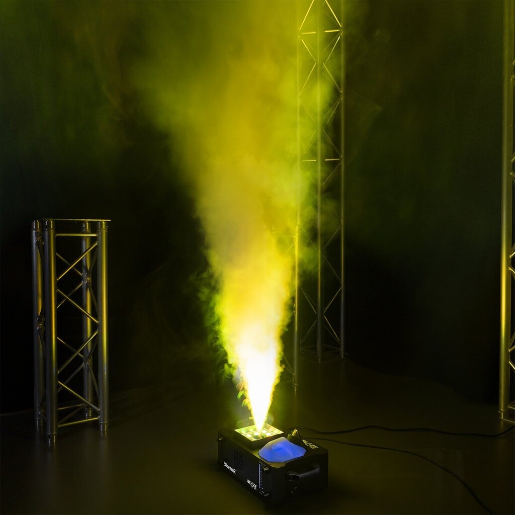 LED Vertikali dūmų mašina su belaidžiu pulteliu BeamZ BLAZE800 12X4W 4IN1 цена и информация | Dekoracijos šventėms | pigu.lt