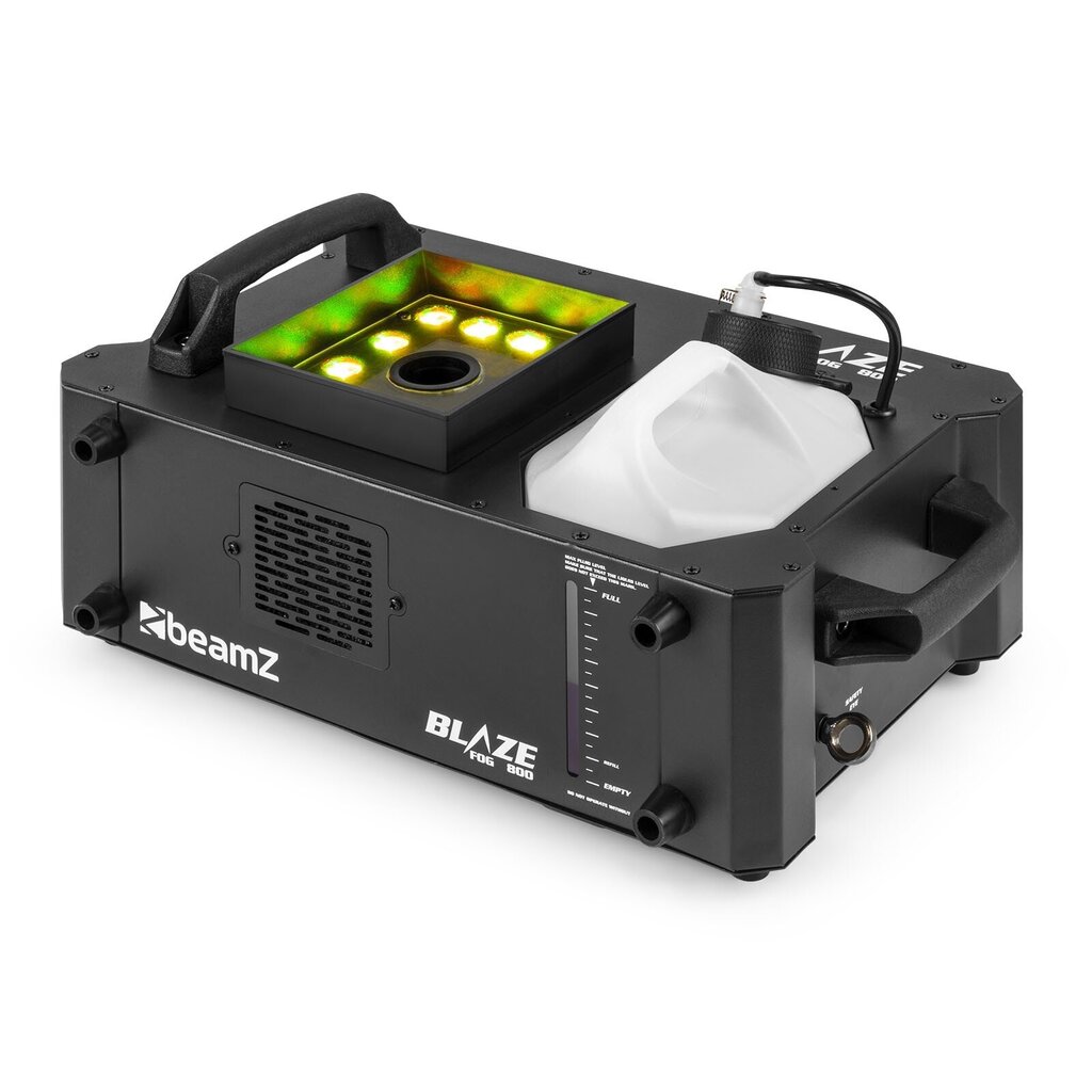 LED Vertikali dūmų mašina su belaidžiu pulteliu BeamZ BLAZE800 12X4W 4IN1 цена и информация | Dekoracijos šventėms | pigu.lt