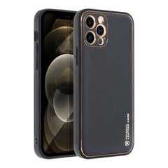 Чехол Forcell LEATHER для iPhone 12 Pro, Черный цена и информация | Чехлы для телефонов | pigu.lt