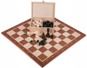 Шахматы с пластиковыми фигурками, 52 x 52 см цена и информация | Настольные игры, головоломки | pigu.lt