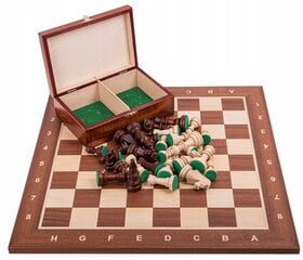 Mediniai šachmatai, 55x55 cm kaina ir informacija | Stalo žaidimai, galvosūkiai | pigu.lt