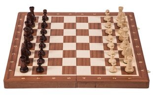 Деревянные шахматы, 47 x 47 см цена и информация | Настольные игры, головоломки | pigu.lt