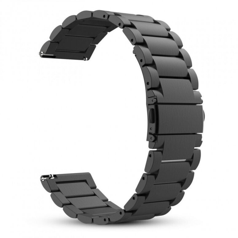 Techsuit Watchband Black kaina ir informacija | Išmaniųjų laikrodžių ir apyrankių priedai | pigu.lt