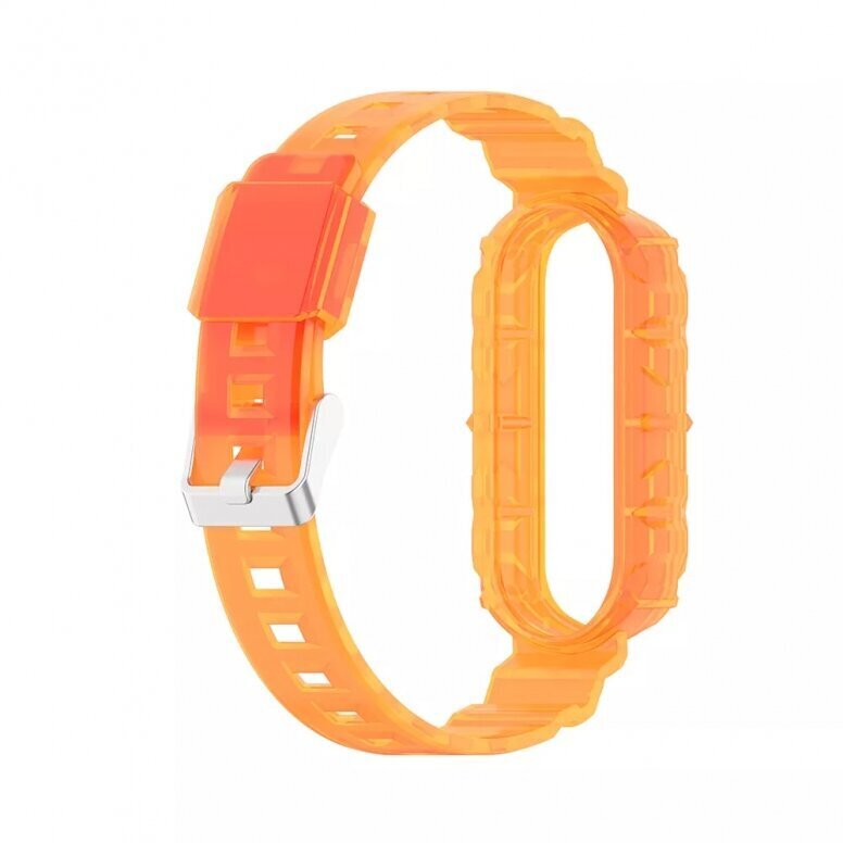 Techsuit Watchband Orange цена и информация | Išmaniųjų laikrodžių ir apyrankių priedai | pigu.lt