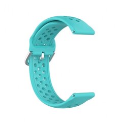 Браслет Techsuit Watchband Samsung Galaxy Watch 4, Galaxy Watch Active (40 / 44 mm), Huawei Watch GT / GT 2 / GT 3 (42 mm) Turquoise цена и информация | Аксессуары для смарт-часов и браслетов | pigu.lt