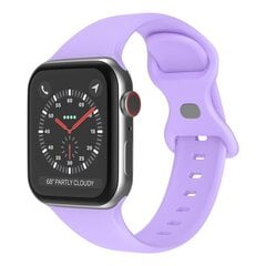 Браслет Techsuit Watchband Apple Watch 1 / 2 / 3 / 4 / 5 / 6 / 7 / 8 / SE / Ultra (42 / 44 / 45 / 49 mm) фиолетовый цена и информация | Аксессуары для смарт-часов и браслетов | pigu.lt