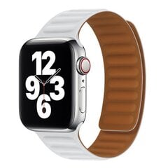 Браслет Techsuit Watchband Apple Watch 1 / 2 / 3 / 4 / 5 / 6 / 7 / SE / 8 (38 / 40 / 41mm) белый цена и информация | Аксессуары для смарт-часов и браслетов | pigu.lt